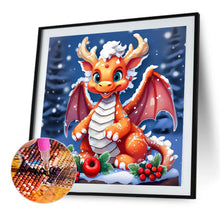 Load image into Gallery viewer, Little Dragon 40*40CM(Picture) Full Round Drill Diamond Painting
