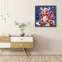 Load image into Gallery viewer, Little Dragon 40*40CM(Picture) Full Round Drill Diamond Painting
