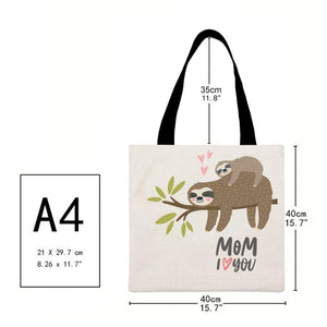 Canvas Bag-Sloth 40*40CM