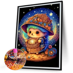 Hedgehog 30*40CM(Canvas) Full Round Drill Diamond Painting
