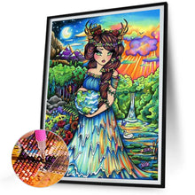 Load image into Gallery viewer, Girl 30*40CM(Canvas) Full Round Drill Diamond Painting

