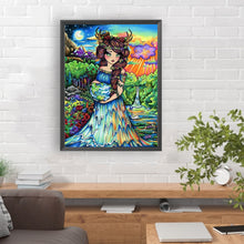 Load image into Gallery viewer, Girl 30*40CM(Canvas) Full Round Drill Diamond Painting
