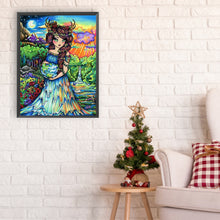 Load image into Gallery viewer, Girl 30*40CM(Canvas) Full Round Drill Diamond Painting
