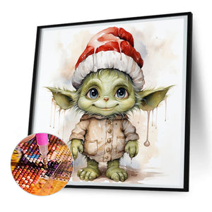 Little Yoda 30*30CM(Canvas) Full Round Drill Diamond Painting