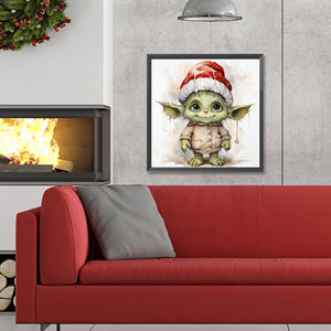 Little Yoda 30*30CM(Canvas) Full Round Drill Diamond Painting