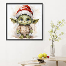Load image into Gallery viewer, Little Yoda 30*30CM(Canvas) Full Round Drill Diamond Painting
