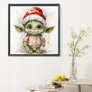 Little Yoda 30*30CM(Canvas) Full Round Drill Diamond Painting