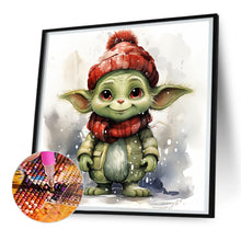 Load image into Gallery viewer, Little Yoda 30*30CM(Canvas) Full Round Drill Diamond Painting
