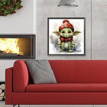 Load image into Gallery viewer, Little Yoda 30*30CM(Canvas) Full Round Drill Diamond Painting
