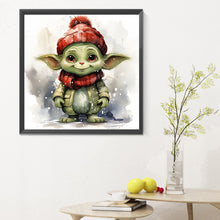 Load image into Gallery viewer, Little Yoda 30*30CM(Canvas) Full Round Drill Diamond Painting
