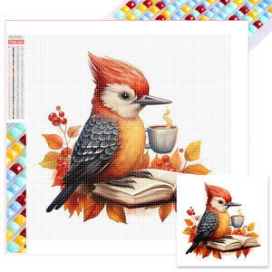 Autumn Animal Cup 30*30CM(Picture) Full Square Drill Diamond Painting