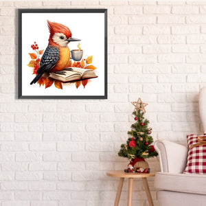 Autumn Animal Cup 30*30CM(Picture) Full Square Drill Diamond Painting