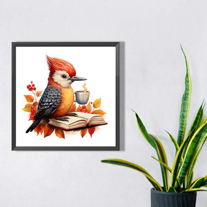 Autumn Animal Cup 30*30CM(Picture) Full Square Drill Diamond Painting