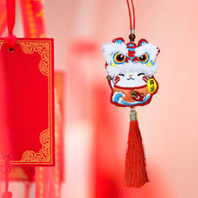 Load image into Gallery viewer, Spring Brand - Lion Dance DIY Scented Bag Embroidery Kit DIY Handcrafted Gifts (Lucky Cat #5)
