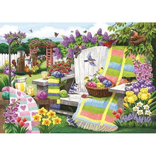 Load image into Gallery viewer, Yishu - Garden Weaving - 50*40CM 11CT 3 Stamped Cross Stitch
