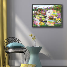 Load image into Gallery viewer, Yishu - Garden Weaving - 50*40CM 11CT 3 Stamped Cross Stitch
