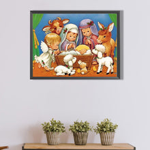 Load image into Gallery viewer, Nativity Of Jesus 40*30CM(Canvas) Full Round Drill Diamond Painting
