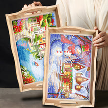 Load image into Gallery viewer, Diamond Painting Nesting Food Trays with Handle Coffee Table Tray (7)
