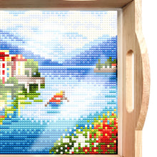 Load image into Gallery viewer, Diamond Painting Nesting Food Trays with Handle Coffee Table Tray (7)
