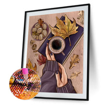 Load image into Gallery viewer, Woman&#39;S Hands And Coffee 30*40CM(Canvas) Full Round Drill Diamond Painting
