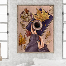 Load image into Gallery viewer, Woman&#39;S Hands And Coffee 30*40CM(Canvas) Full Round Drill Diamond Painting
