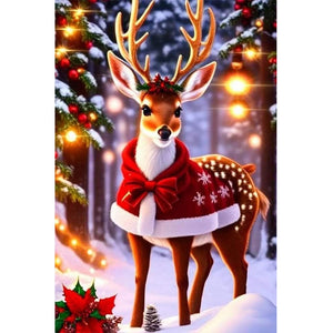 Christmas Festive Mood 40*60CM(Canvas) Full Round Drill Diamond Painting