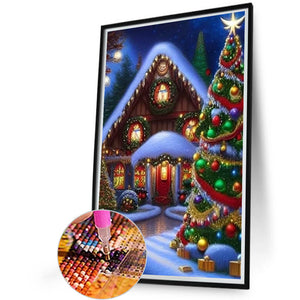 Christmas Festive Mood 40*60CM(Canvas) Full Round Drill Diamond Painting