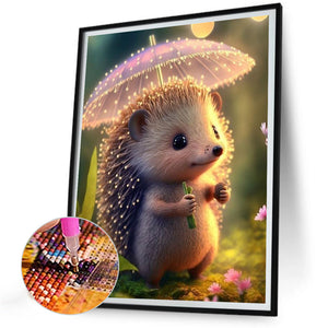 Hedgehog 30*40CM(Canvas) Full Round Drill Diamond Painting