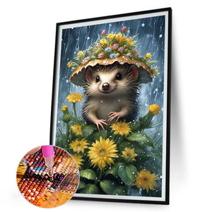 Hedgehog 30*45CM(Canvas) Full Round Drill Diamond Painting