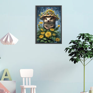 Hedgehog 30*45CM(Canvas) Full Round Drill Diamond Painting