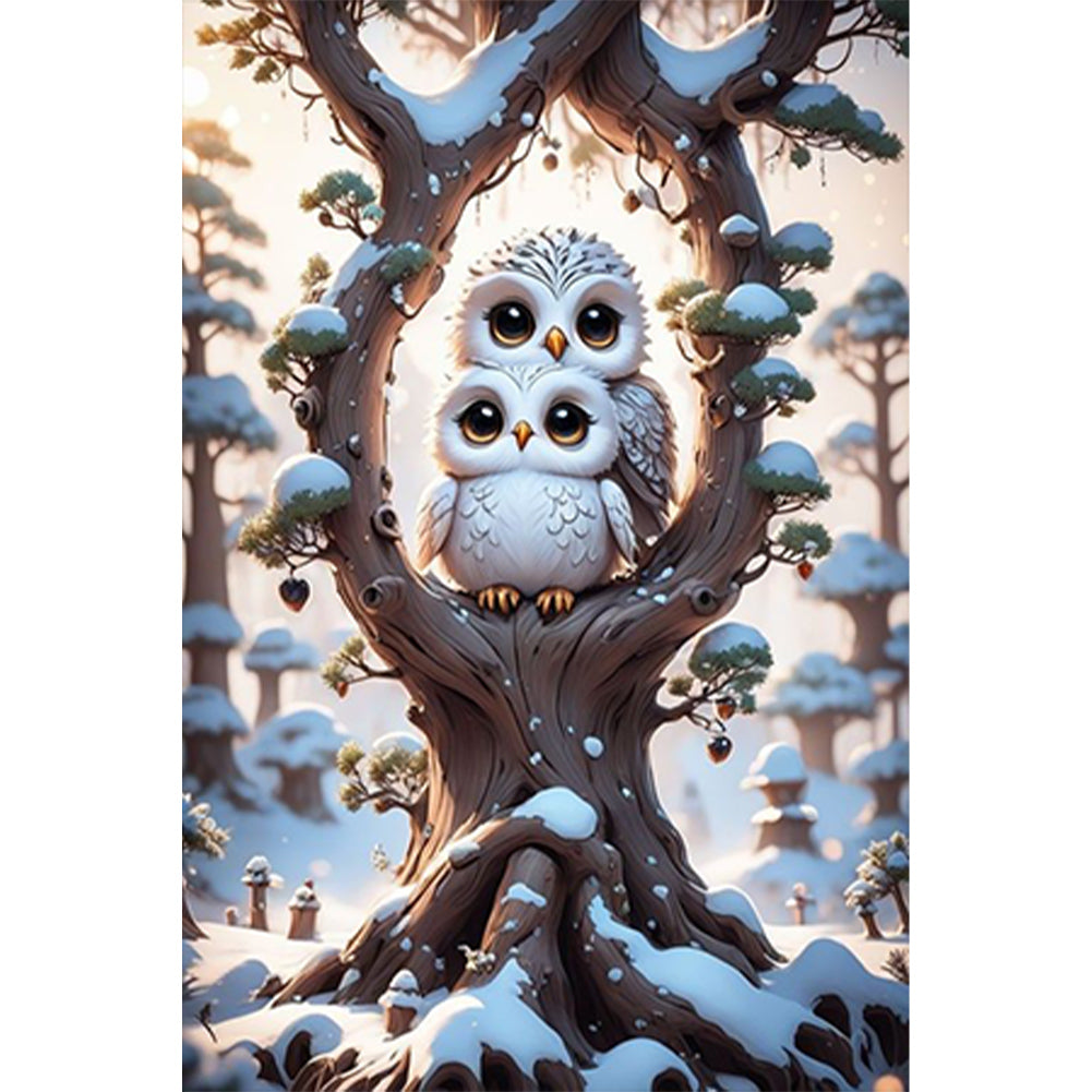 Animal 30*45CM(Canvas) Full Round Drill Diamond Painting