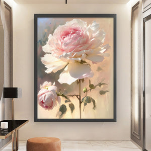 Mona Lisa Brand - Camellias - 50*63CM 11CT 3 Stamped Cross Stitch