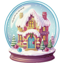 Load image into Gallery viewer, Christmas Crystal Ball 30*30CM(Canvas) Partial Special Shaped Drill Diamond Painting
