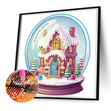 Load image into Gallery viewer, Christmas Crystal Ball 30*30CM(Canvas) Partial Special Shaped Drill Diamond Painting

