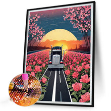 Load image into Gallery viewer, Car On The Road 40*50CM(Canvas) Full Round Drill Diamond Painting
