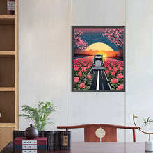 Load image into Gallery viewer, Car On The Road 40*50CM(Canvas) Full Round Drill Diamond Painting
