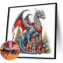 Load image into Gallery viewer, Christmas Pterosaur 30*30CM(Canvas) Full Round Drill Diamond Painting
