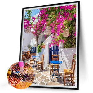 House And Garden 40*50CM(Canvas) Full Square Drill Diamond Painting