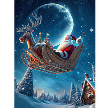 Load image into Gallery viewer, Christmas Santa Claus 30*40CM(Canvas) Full Round Drill Diamond Painting
