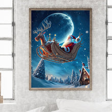 Load image into Gallery viewer, Christmas Santa Claus 30*40CM(Canvas) Full Round Drill Diamond Painting

