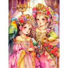 Load image into Gallery viewer, Yishu - Classic Court Girl - 40*55CM 11CT 3 Stamped Cross Stitch
