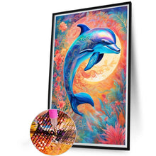 Load image into Gallery viewer, Dolphin 40*60CM(Picture) Partial AB Full Square Drill Diamond Painting
