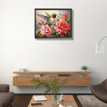 Load image into Gallery viewer, Flower Hummingbird 50*40CM(Canvas) Full Square Drill Diamond Painting
