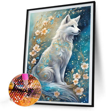 Load image into Gallery viewer, White Fox 40*60CM(Picture) Full Round Drill Diamond Painting
