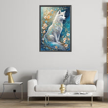Load image into Gallery viewer, White Fox 40*60CM(Picture) Full Round Drill Diamond Painting
