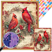Load image into Gallery viewer, Cardinal 30*40CM(Picture) Partial AB Full Square Drill Diamond Painting
