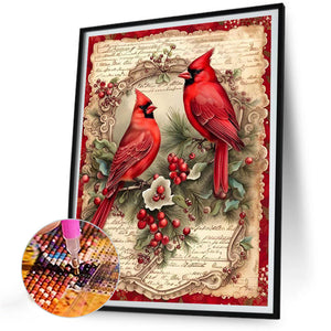 Cardinal 30*40CM(Picture) Partial AB Full Square Drill Diamond Painting