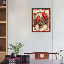 Load image into Gallery viewer, Cardinal 30*40CM(Picture) Partial AB Full Square Drill Diamond Painting
