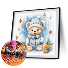 Load image into Gallery viewer, Christmas Bear 30*30CM(Canvas) Full Round Drill Diamond Painting
