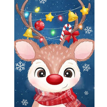 Load image into Gallery viewer, Christmas Deer 30*40CM(Canvas) Full Round Drill Diamond Painting
